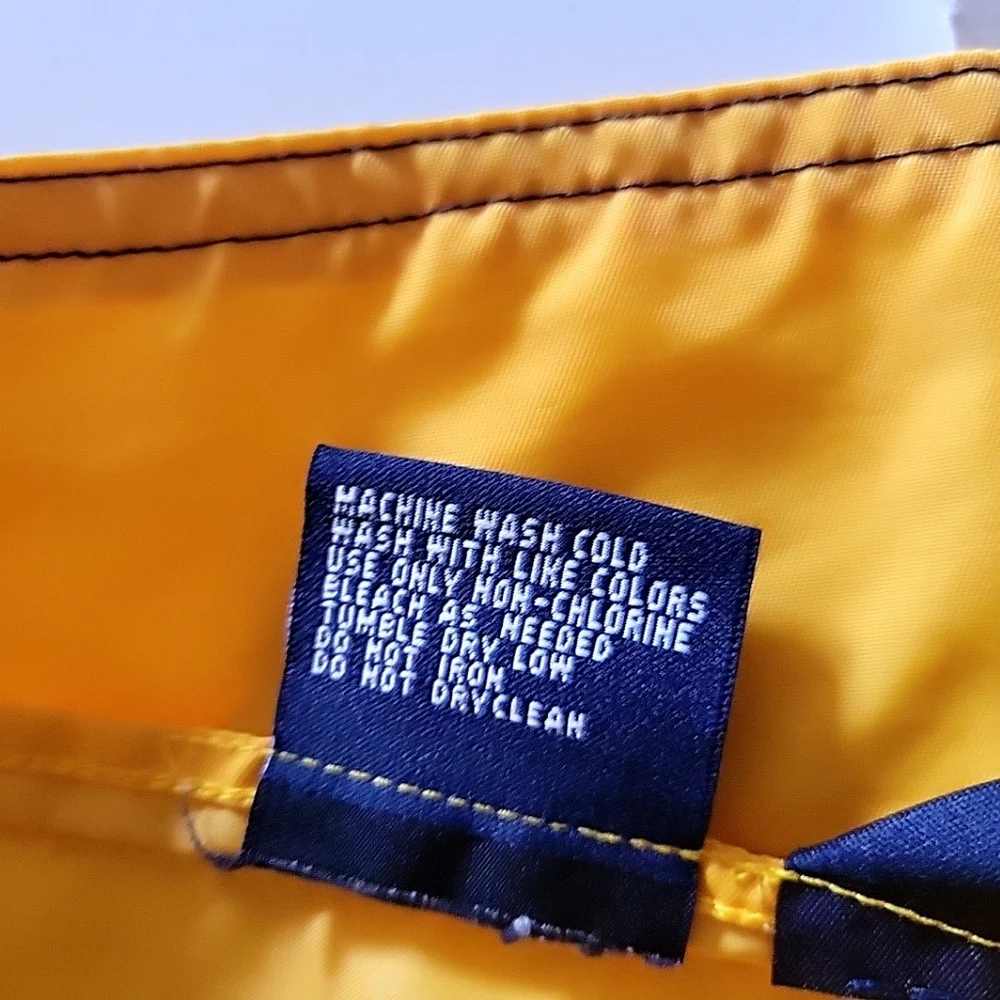 Vintage Polo Sport Ralph Lauren Men's Yellow Nylon Board Shorts Size 38 - Picture 5 of 10